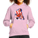 Sidney Maurer Original Portrait Of Sylvester Stallone Rocky IV Kids Hooded Sweatshirt - X-Small (3-4 yrs) / Light Pink - Kids Boys Hooded