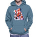 Sidney Maurer Original Portrait Of Sylvester Stallone Rocky IV Mens Hooded Sweatshirt - Mens Hooded Sweatshirt