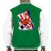 Sidney Maurer Original Portrait Of Sylvester Stallone Rocky IV Mens Varsity Jacket - Mens Varsity Jacket