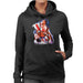 Sidney Maurer Original Portrait Of Sylvester Stallone Rocky IV Womens Hooded Sweatshirt - Womens Hooded Sweatshirt