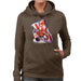 Sidney Maurer Original Portrait Of Sylvester Stallone Rocky IV Womens Hooded Sweatshirt - Womens Hooded Sweatshirt