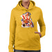 Sidney Maurer Original Portrait Of Sylvester Stallone Rocky IV Womens Hooded Sweatshirt - Womens Hooded Sweatshirt
