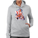 Sidney Maurer Original Portrait Of Sylvester Stallone Rocky IV Womens Hooded Sweatshirt - Womens Hooded Sweatshirt
