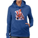 Sidney Maurer Original Portrait Of Sylvester Stallone Rocky IV Womens Hooded Sweatshirt - Womens Hooded Sweatshirt