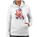 Sidney Maurer Original Portrait Of Sylvester Stallone Rocky IV Womens Hooded Sweatshirt - Womens Hooded Sweatshirt