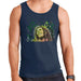 Sidney Maurer Original Portrait Of Bob Marley Smile Mens Vest - Small / Navy Blue - Mens Vest