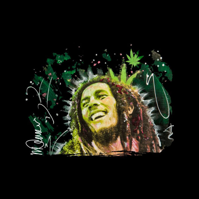 Sidney Maurer Original Portrait Of Bob Marley Smile Mens Sweatshirt - Mens Sweatshirt
