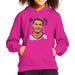 Sidney Maurer Original Portrait Of Cristiano Ronaldo Closeup Kids Hooded Sweatshirt - Kids Boys Hooded Sweatshirt