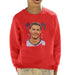 Sidney Maurer Original Portrait Of Cristiano Ronaldo Closeup Kids Sweatshirt - Kids Boys Sweatshirt