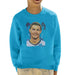 Sidney Maurer Original Portrait Of Cristiano Ronaldo Closeup Kids Sweatshirt - Kids Boys Sweatshirt