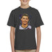 Sidney Maurer Original Portrait Of Cristiano Ronaldo Closeup Kids T-Shirt - Kids Boys T-Shirt