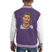 Sidney Maurer Original Portrait Of Cristiano Ronaldo Closeup Kids Varsity Jacket - Kids Boys Varsity Jacket
