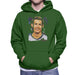 Sidney Maurer Original Portrait Of Cristiano Ronaldo Closeup Mens Hooded Sweatshirt - Mens Hooded Sweatshirt