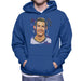 Sidney Maurer Original Portrait Of Cristiano Ronaldo Closeup Mens Hooded Sweatshirt - Mens Hooded Sweatshirt