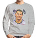 Sidney Maurer Original Portrait Of Cristiano Ronaldo Closeup Mens Sweatshirt - Mens Sweatshirt
