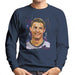 Sidney Maurer Original Portrait Of Cristiano Ronaldo Closeup Mens Sweatshirt - Mens Sweatshirt