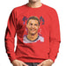 Sidney Maurer Original Portrait Of Cristiano Ronaldo Closeup Mens Sweatshirt - Mens Sweatshirt