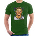Sidney Maurer Original Portrait Of Cristiano Ronaldo Closeup Mens T-Shirt - Mens T-Shirt
