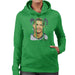 Sidney Maurer Original Portrait Of Cristiano Ronaldo Closeup Womens Hooded Sweatshirt - Womens Hooded Sweatshirt