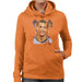 Sidney Maurer Original Portrait Of Cristiano Ronaldo Closeup Womens Hooded Sweatshirt - Womens Hooded Sweatshirt