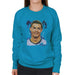 Sidney Maurer Original Portrait Of Cristiano Ronaldo Closeup Womens Sweatshirt - Womens Sweatshirt