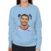Sidney Maurer Original Portrait Of Cristiano Ronaldo Closeup Womens Sweatshirt - Womens Sweatshirt