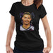 Sidney Maurer Original Portrait Of Cristiano Ronaldo Closeup Womens T-Shirt - Womens T-Shirt