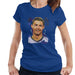 Sidney Maurer Original Portrait Of Cristiano Ronaldo Closeup Womens T-Shirt - Womens T-Shirt
