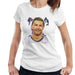 Sidney Maurer Original Portrait Of Cristiano Ronaldo Closeup Womens T-Shirt - Womens T-Shirt