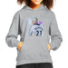 Sidney Maurer Original Portrait Of David Beckham Real Madrid Kit Kids Hooded Sweatshirt - Kids Boys Hooded Sweatshirt