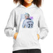 Sidney Maurer Original Portrait Of David Beckham Real Madrid Kit Kids Hooded Sweatshirt - Kids Boys Hooded Sweatshirt