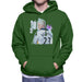 Sidney Maurer Original Portrait Of David Beckham Real Madrid Kit Mens Hooded Sweatshirt - Mens Hooded Sweatshirt