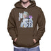 Sidney Maurer Original Portrait Of David Beckham Real Madrid Kit Mens Hooded Sweatshirt - Mens Hooded Sweatshirt