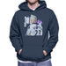 Sidney Maurer Original Portrait Of David Beckham Real Madrid Kit Mens Hooded Sweatshirt - Mens Hooded Sweatshirt