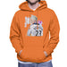 Sidney Maurer Original Portrait Of David Beckham Real Madrid Kit Mens Hooded Sweatshirt - Mens Hooded Sweatshirt