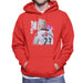 Sidney Maurer Original Portrait Of David Beckham Real Madrid Kit Mens Hooded Sweatshirt - Mens Hooded Sweatshirt