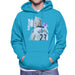 Sidney Maurer Original Portrait Of David Beckham Real Madrid Kit Mens Hooded Sweatshirt - Mens Hooded Sweatshirt