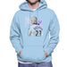 Sidney Maurer Original Portrait Of David Beckham Real Madrid Kit Mens Hooded Sweatshirt - Mens Hooded Sweatshirt