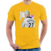 Sidney Maurer Original Portrait Of David Beckham Real Madrid Kit Mens T-Shirt - Mens T-Shirt