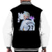 Sidney Maurer Original Portrait Of David Beckham Real Madrid Kit Mens Varsity Jacket - Mens Varsity Jacket