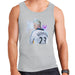 Sidney Maurer Original Portrait Of David Beckham Real Madrid Kit Mens Vest - Mens Vest