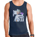 Sidney Maurer Original Portrait Of David Beckham Real Madrid Kit Mens Vest - Mens Vest
