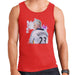 Sidney Maurer Original Portrait Of David Beckham Real Madrid Kit Mens Vest - Mens Vest