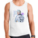 Sidney Maurer Original Portrait Of David Beckham Real Madrid Kit Mens Vest - Mens Vest