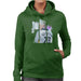 Sidney Maurer Original Portrait Of David Beckham Real Madrid Kit Womens Hooded Sweatshirt - Womens Hooded Sweatshirt