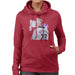 Sidney Maurer Original Portrait Of David Beckham Real Madrid Kit Womens Hooded Sweatshirt - Womens Hooded Sweatshirt