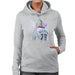 Sidney Maurer Original Portrait Of David Beckham Real Madrid Kit Womens Hooded Sweatshirt - Womens Hooded Sweatshirt