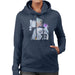 Sidney Maurer Original Portrait Of David Beckham Real Madrid Kit Womens Hooded Sweatshirt - Womens Hooded Sweatshirt