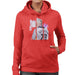 Sidney Maurer Original Portrait Of David Beckham Real Madrid Kit Womens Hooded Sweatshirt - Womens Hooded Sweatshirt