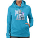 Sidney Maurer Original Portrait Of David Beckham Real Madrid Kit Womens Hooded Sweatshirt - Womens Hooded Sweatshirt